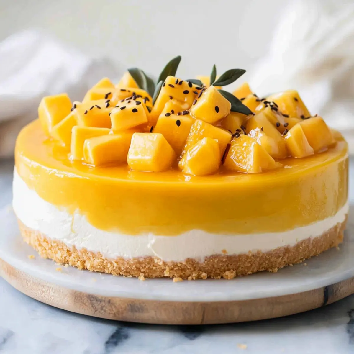 No Bake Mango Cheesecake mttc4c