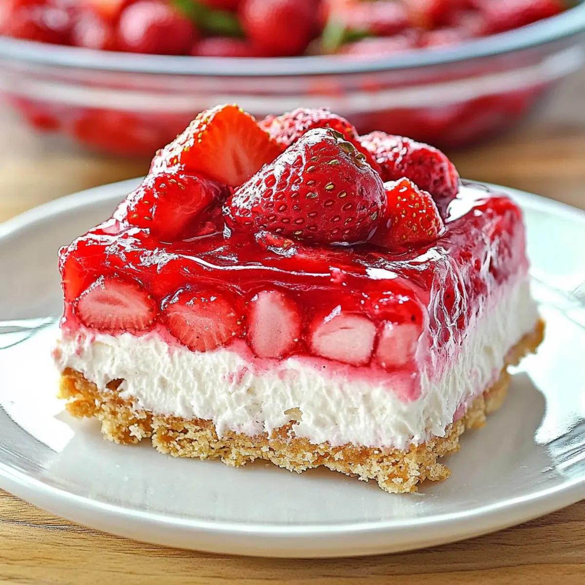 No Bake Strawberry Heaven Dessert vgozvn
