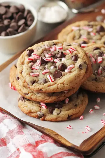 Peppermint Chocolate Chip Cookies moq9l9