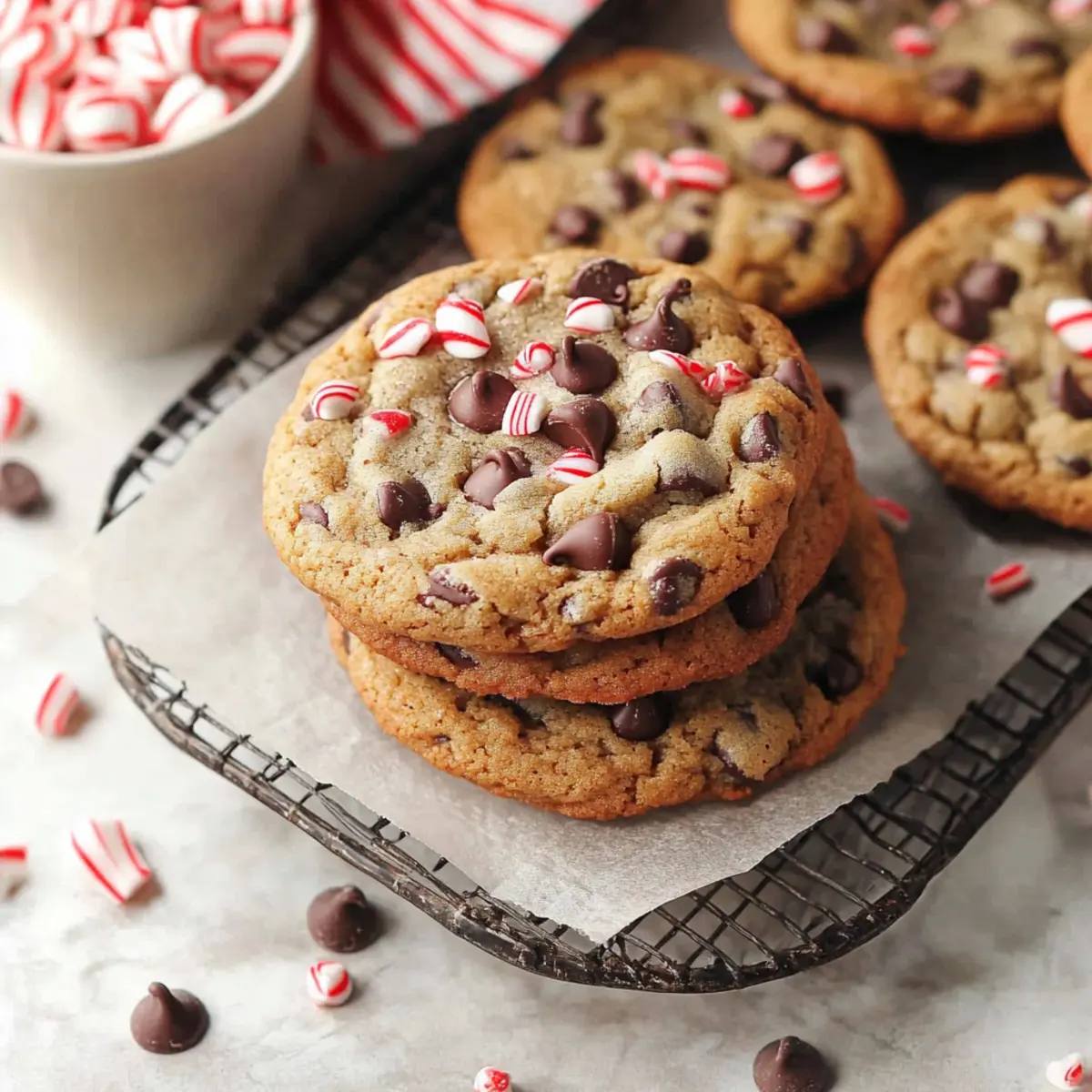 Peppermint Chocolate Chip Cookies rdjzjy