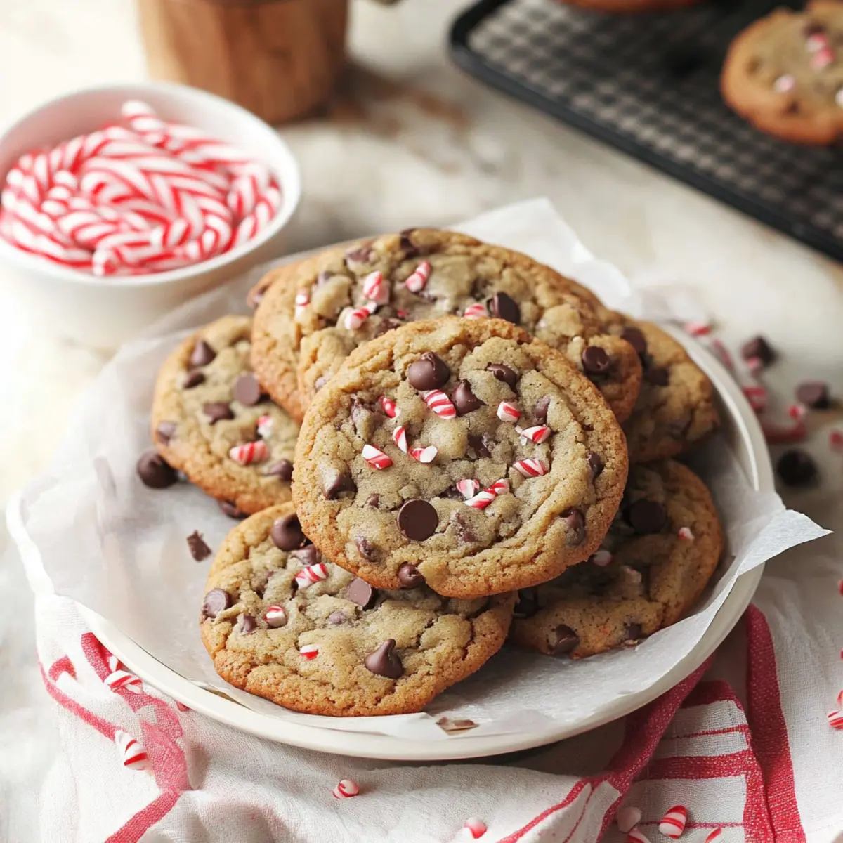 Peppermint Chocolate Chip Cookies uiowis