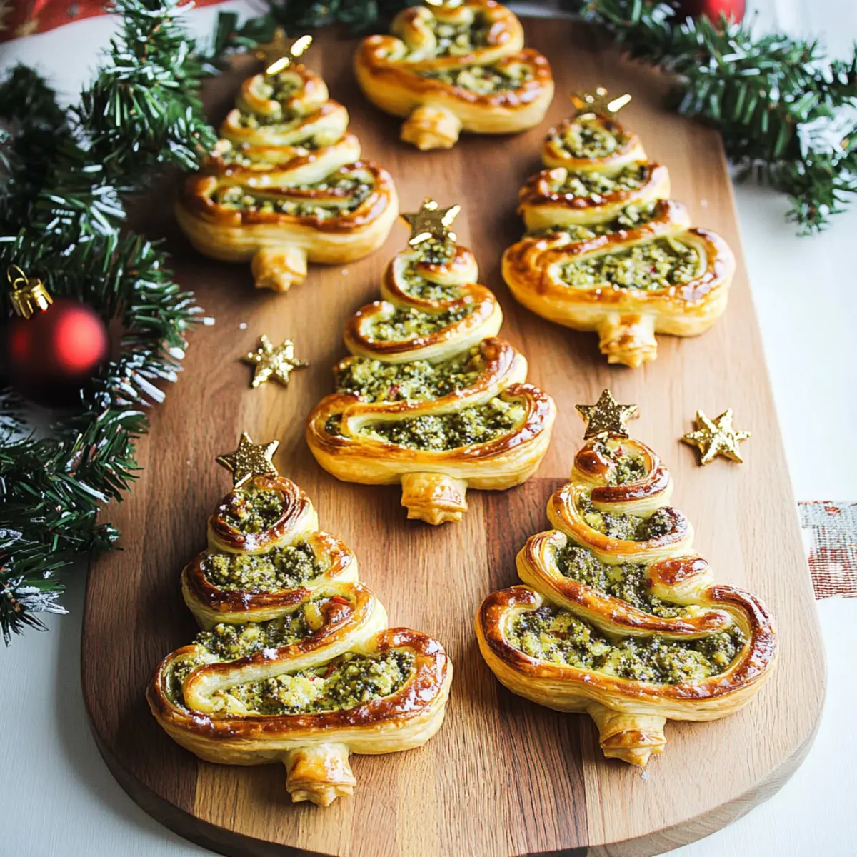 Pesto Puff Pastry Christmas Trees zedy1t