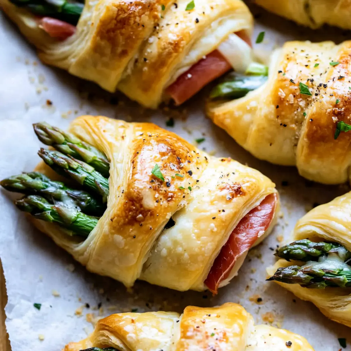 Prosciutto Asparagus Puff Pastry Bundles fagrj6