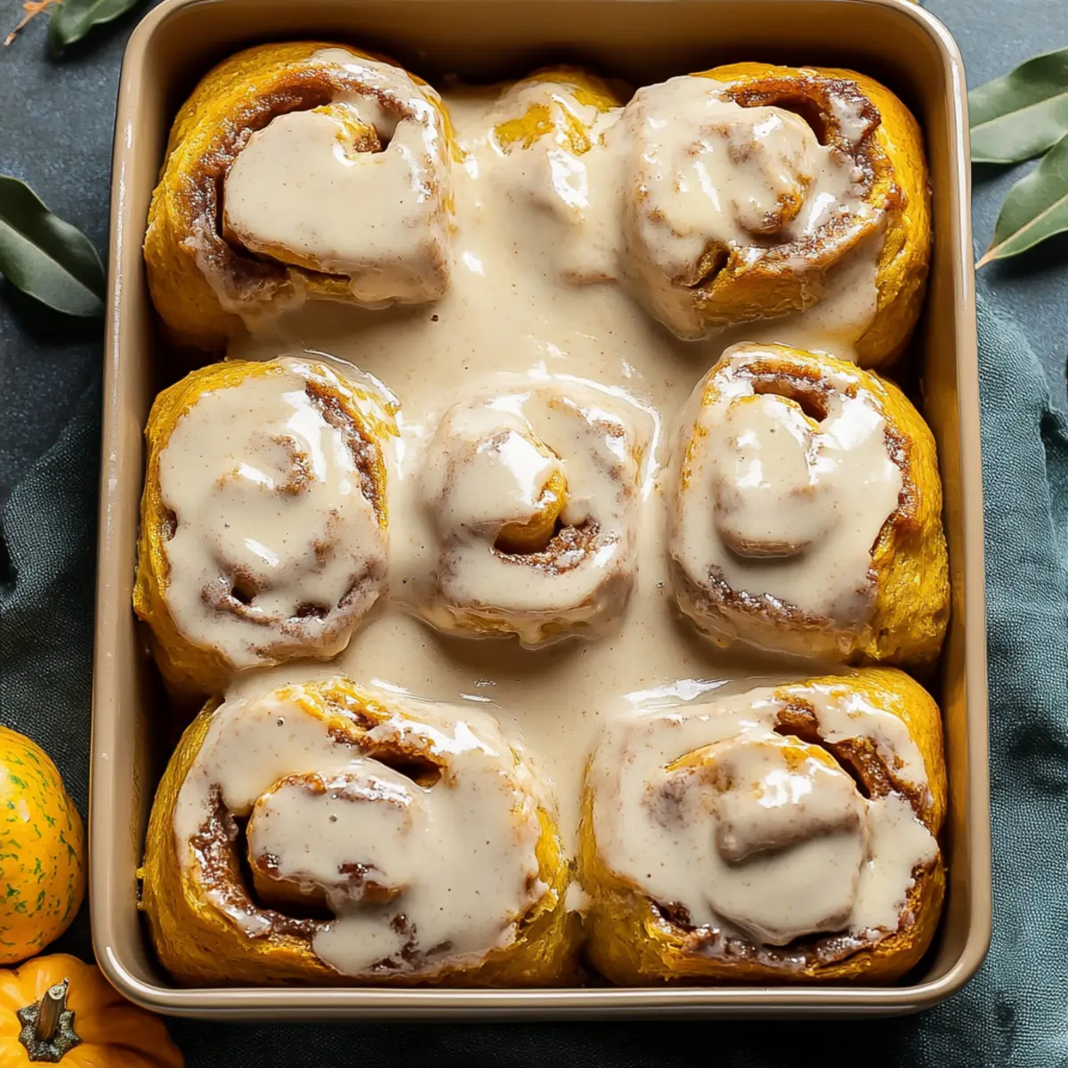 Pumpkin Chai Cinnamon Rolls