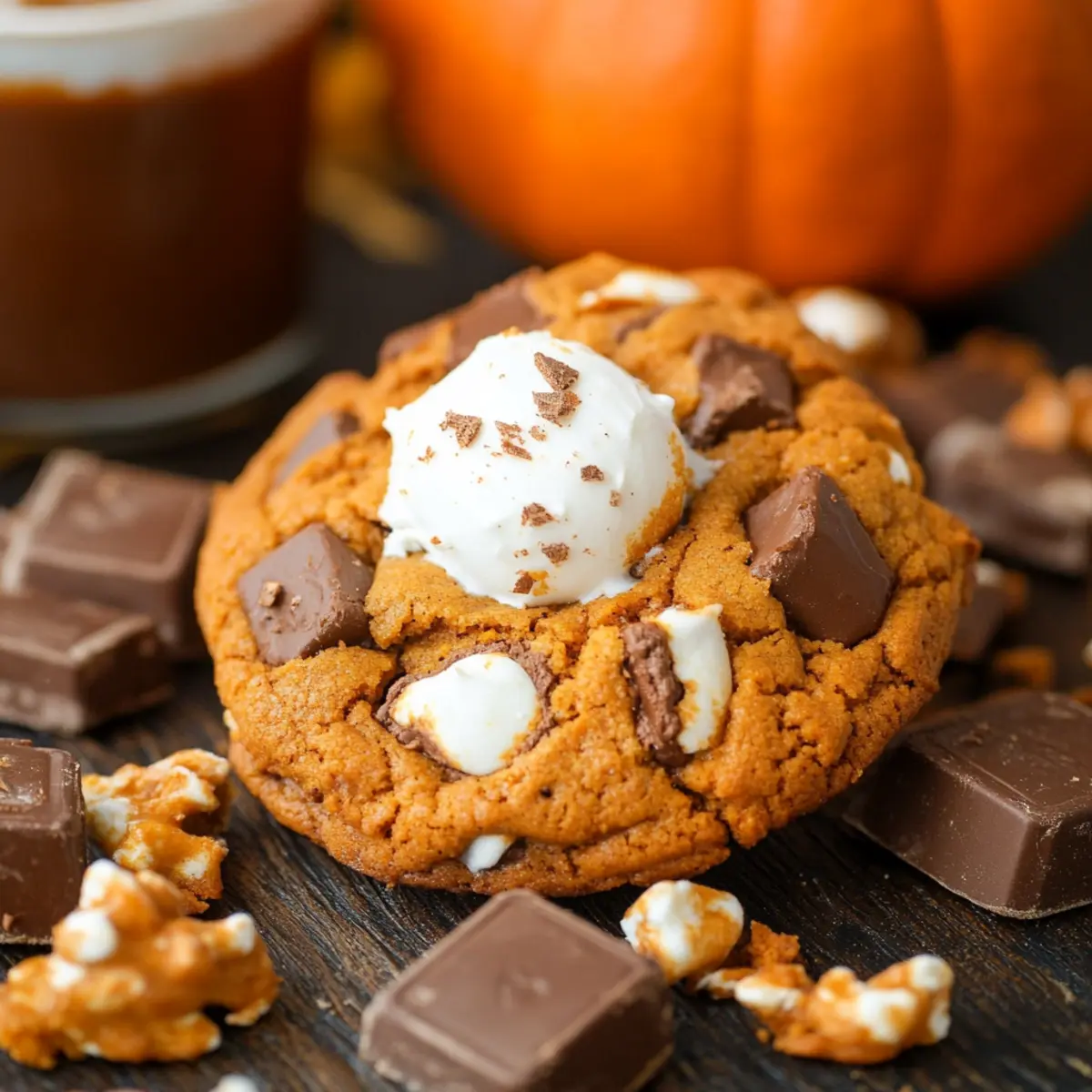 Pumpkin S mores Cookies httg2g
