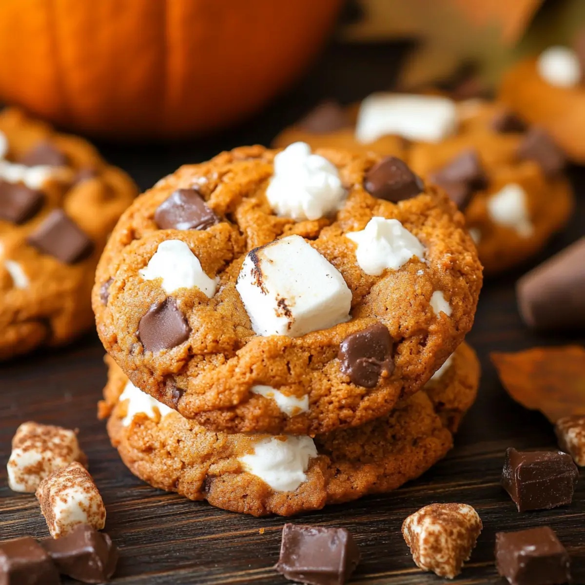 Pumpkin S mores Cookies u6mw1m