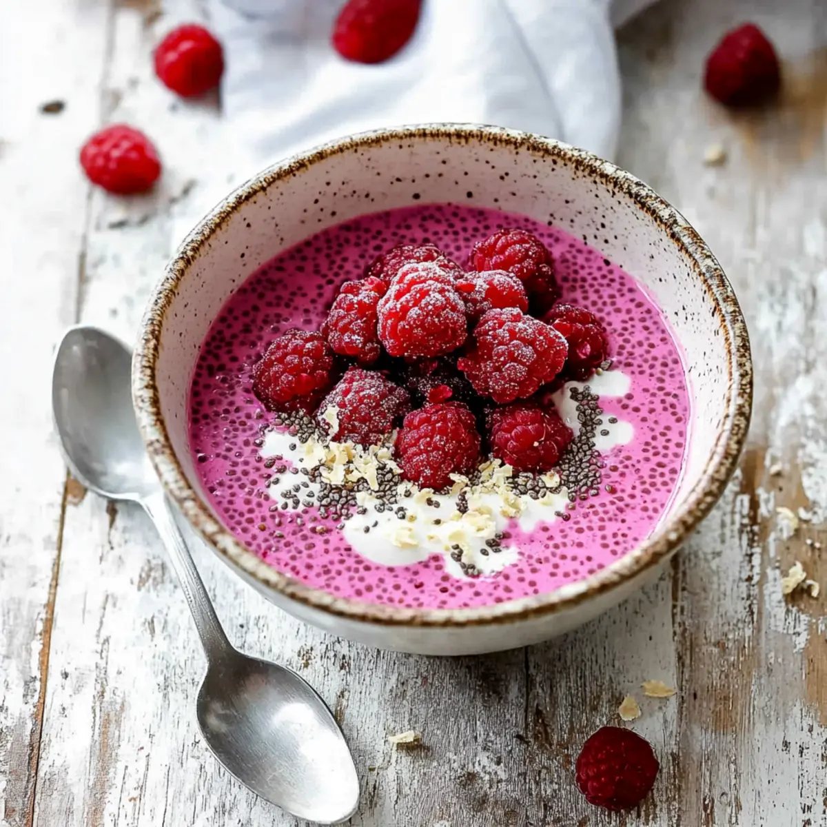 Raspberry Chia Pudding