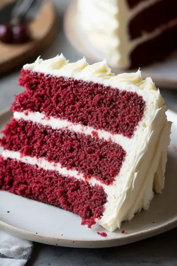 Red Velvet Cake with Cream Cheese Frosting