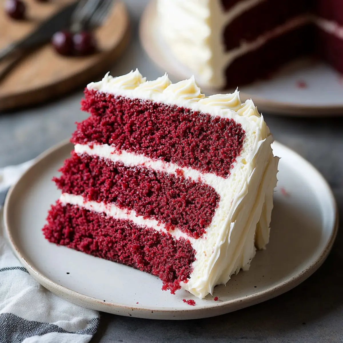 Irresistible Red Velvet Cake with Cream Cheese Frosting Delight 4 Red Velvet Cake with Cream Cheese Frosting