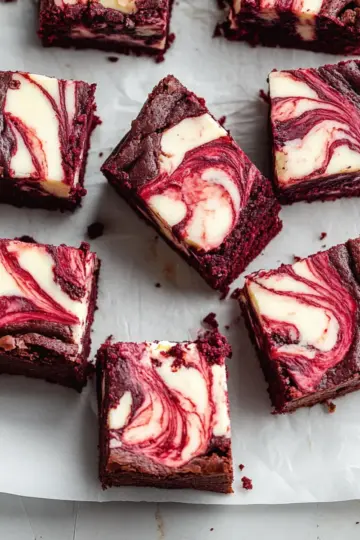 Red Velvet Cheesecake Brownies zcrl5z