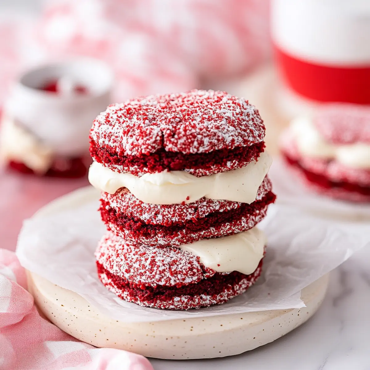 Red Velvet Sandwich Cookies with Cream Cheese Frosting phagbh