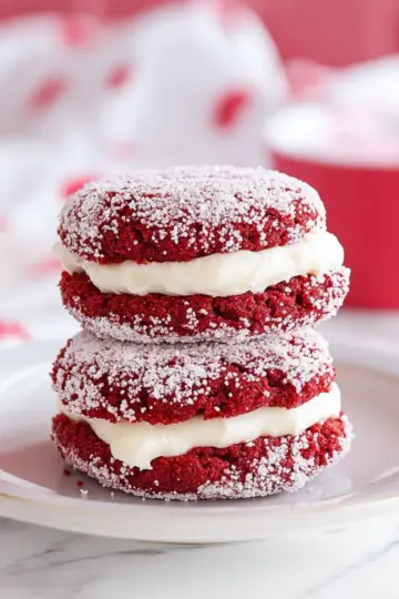 Red Velvet Sandwich Cookies with Cream Cheese Frosting ul5ipp
