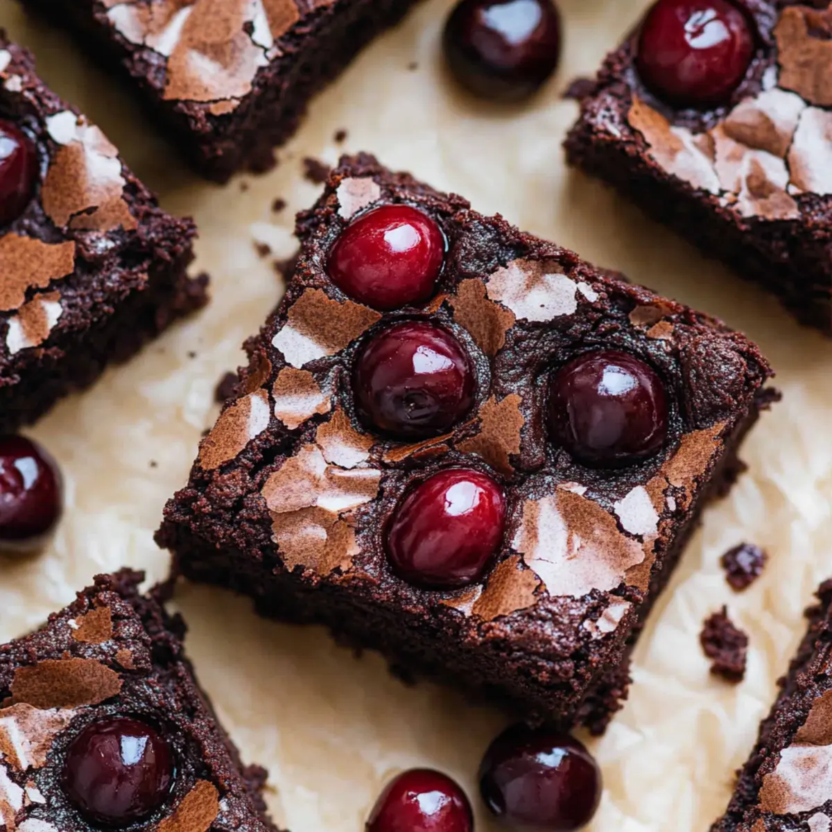 Roasted Chocolate Cherry Brownies am3vkf