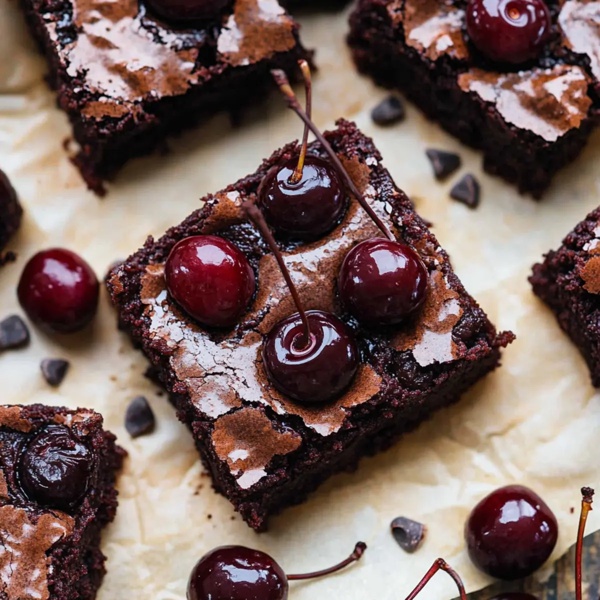 Roasted Chocolate Cherry Brownies yvg8l5
