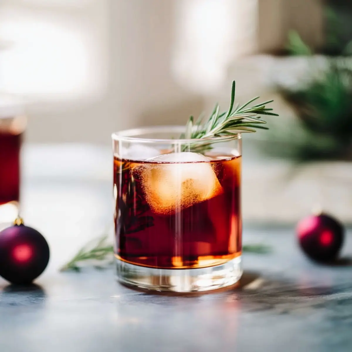 Rosemary Pom Spritzer AKA The Merry Mocktail my8oej