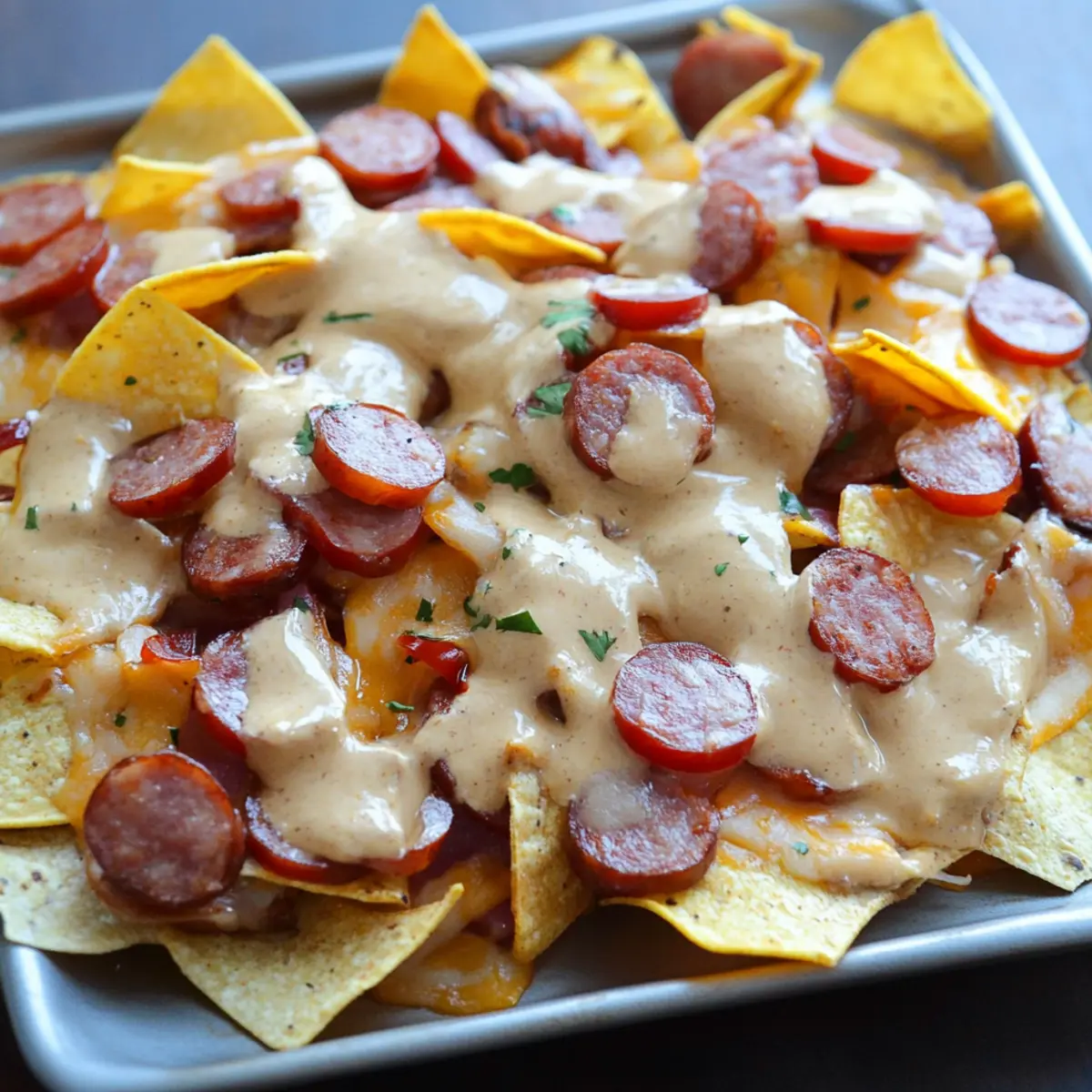 Smoked Sausage Nachos jkz0sc