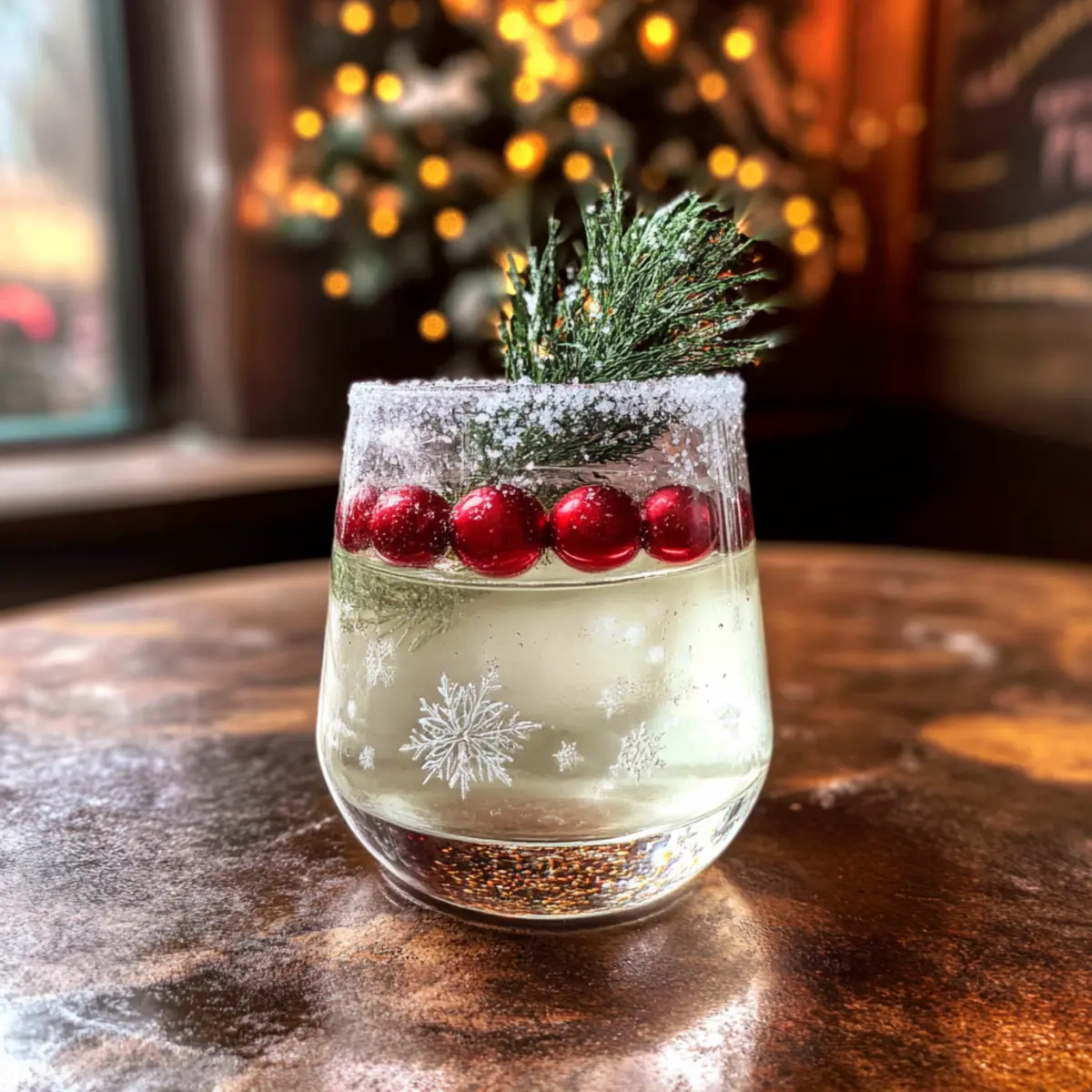 Snow Globe Cocktail