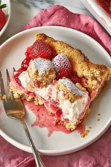 Strawberry Cheesecake Dump Cake vcxxsd