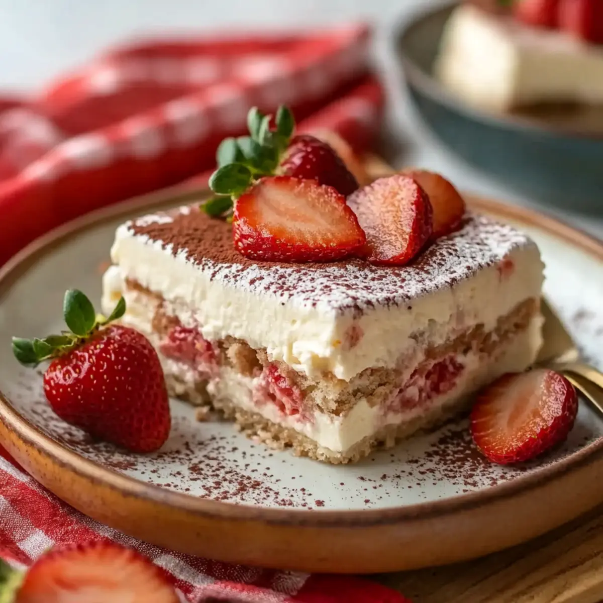 Delicious Strawberry Horchata Tiramisu: Easy No-Bake Dessert 4 Strawberry Horchata Tiramisu