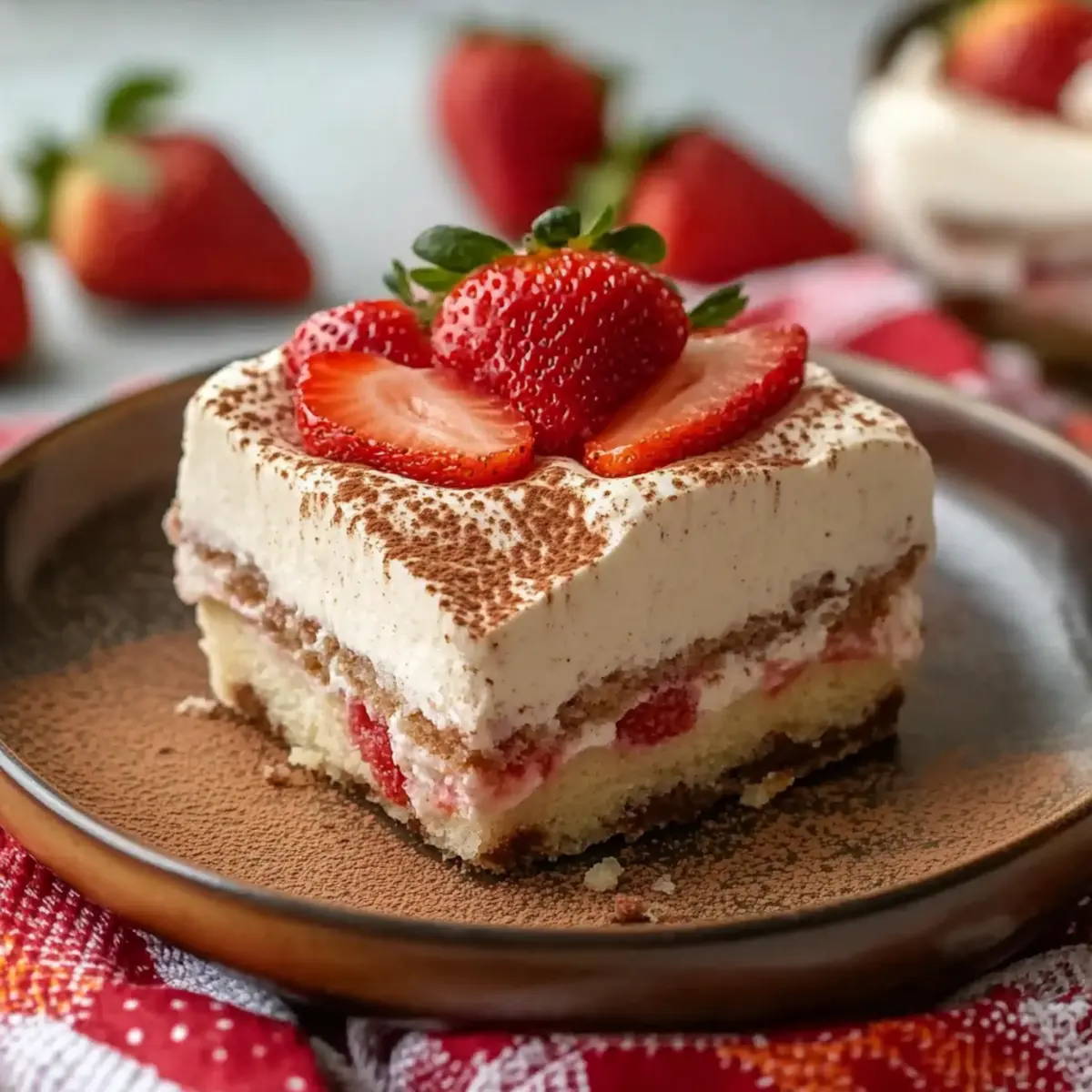 Strawberry Horchata Tiramisu gkat10
