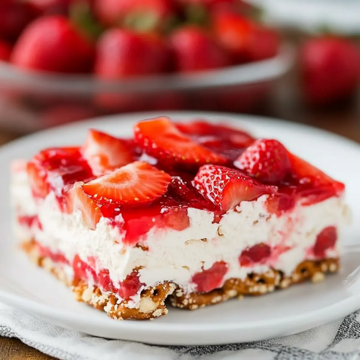 Strawberry Pretzel Salad a6uqrk