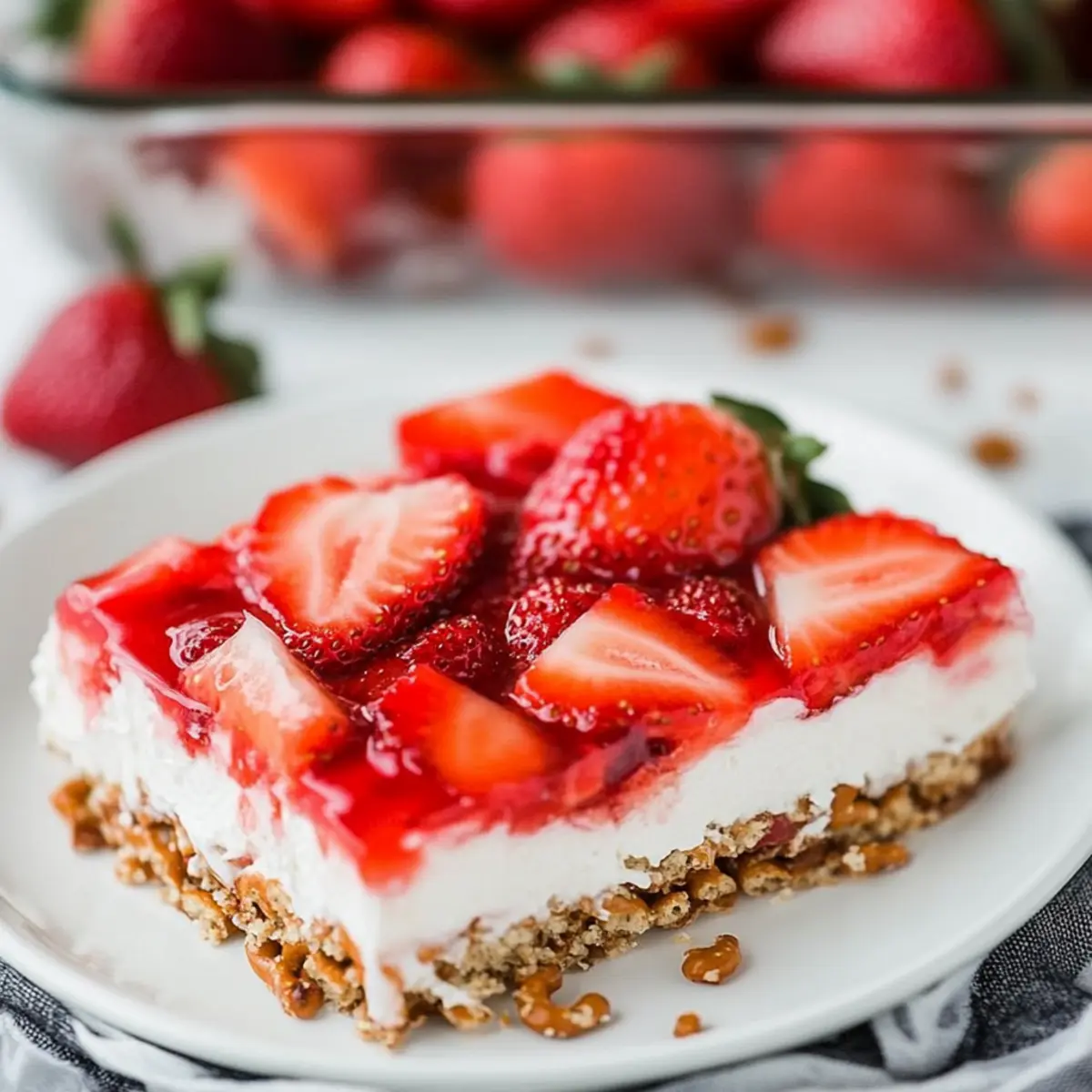 Strawberry Pretzel Salad gicu3t