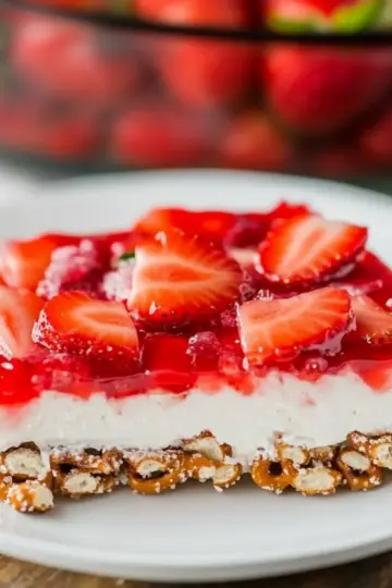 Strawberry Pretzel Salad