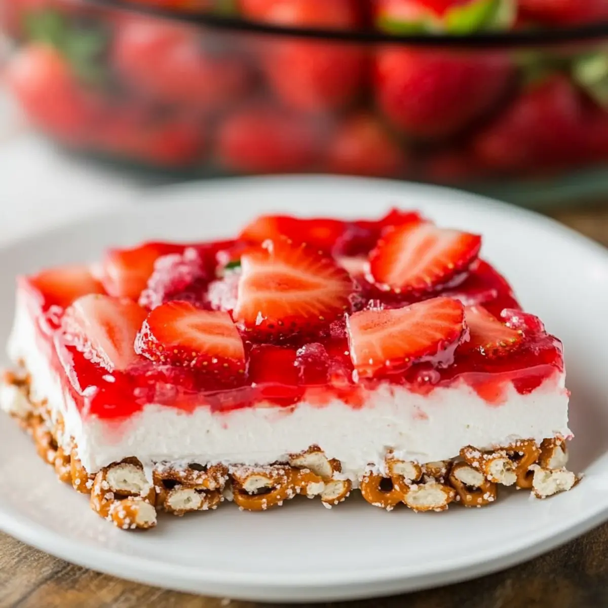 Strawberry Pretzel Salad