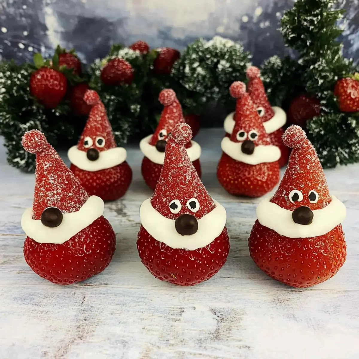 Strawberry Santas hcbokh