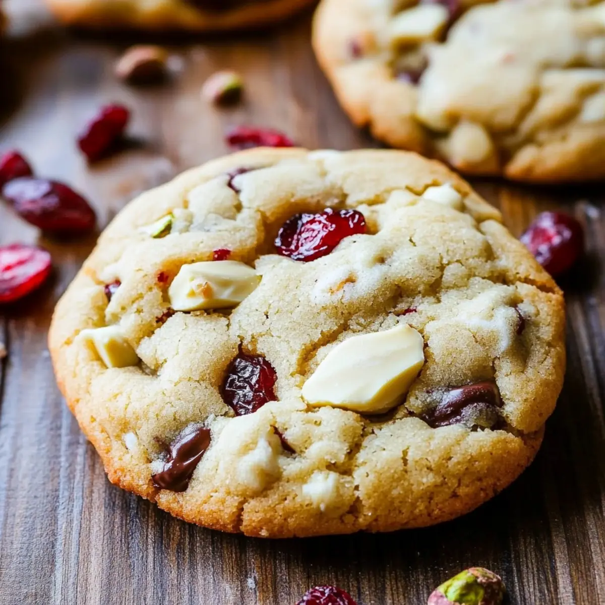 White Chocolate Cranberry Pistachio Cookies d39jic