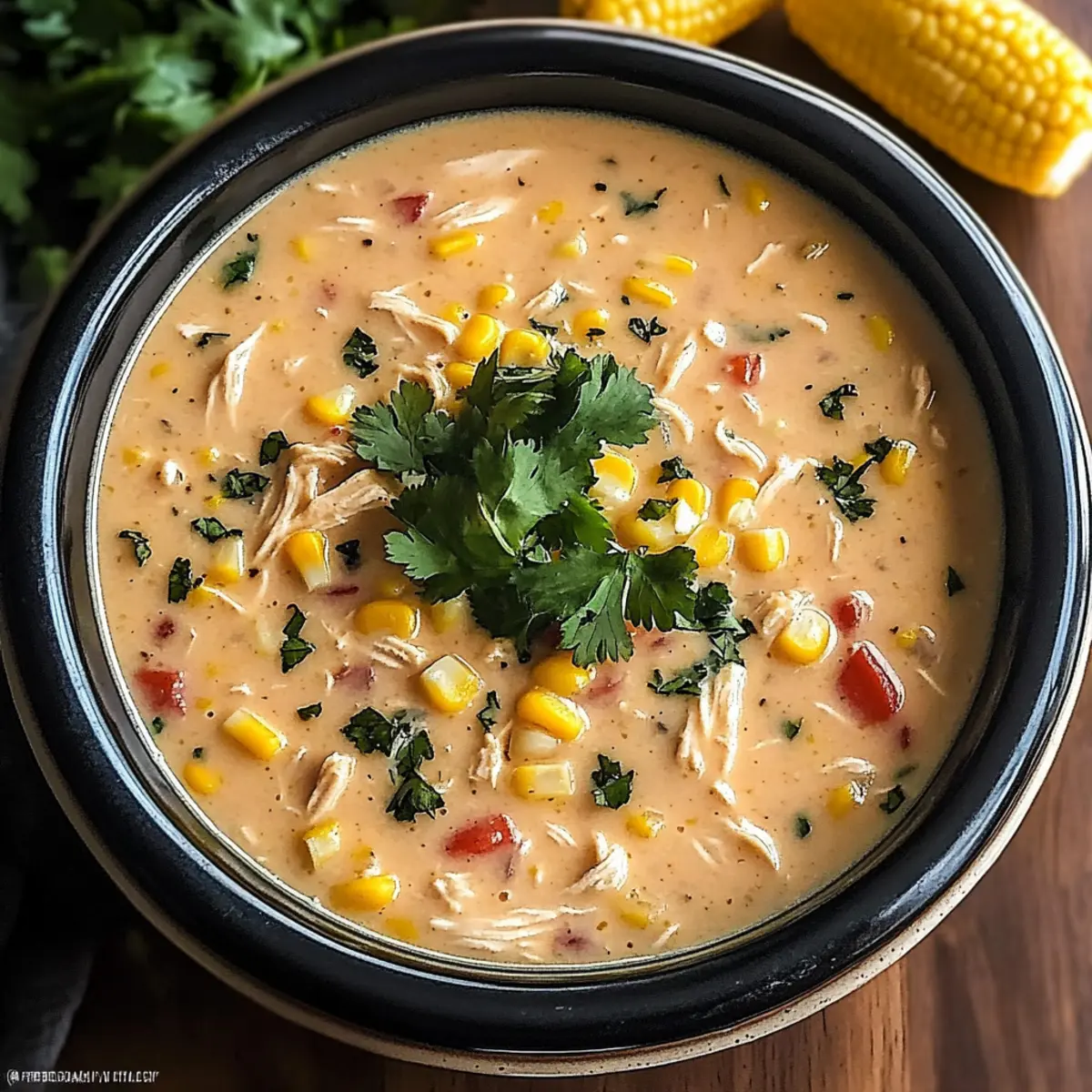 Slow Cooker Mexican Chicken Corn Chowder