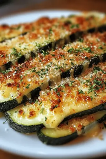 Baked Parmesan Zucchini