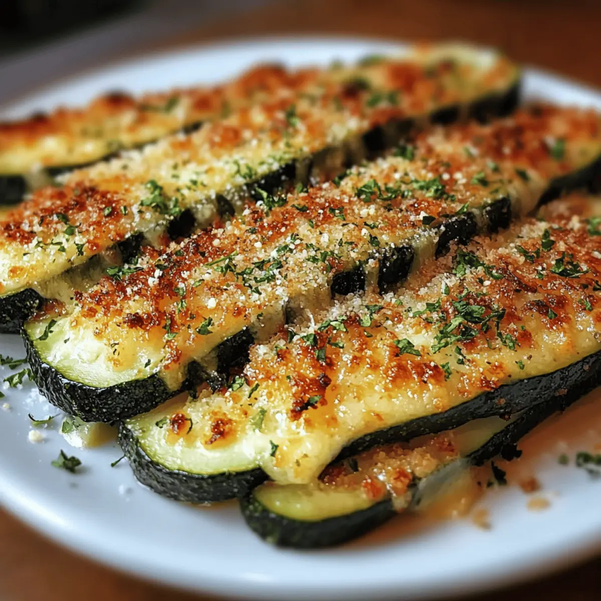 Baked Parmesan Zucchini