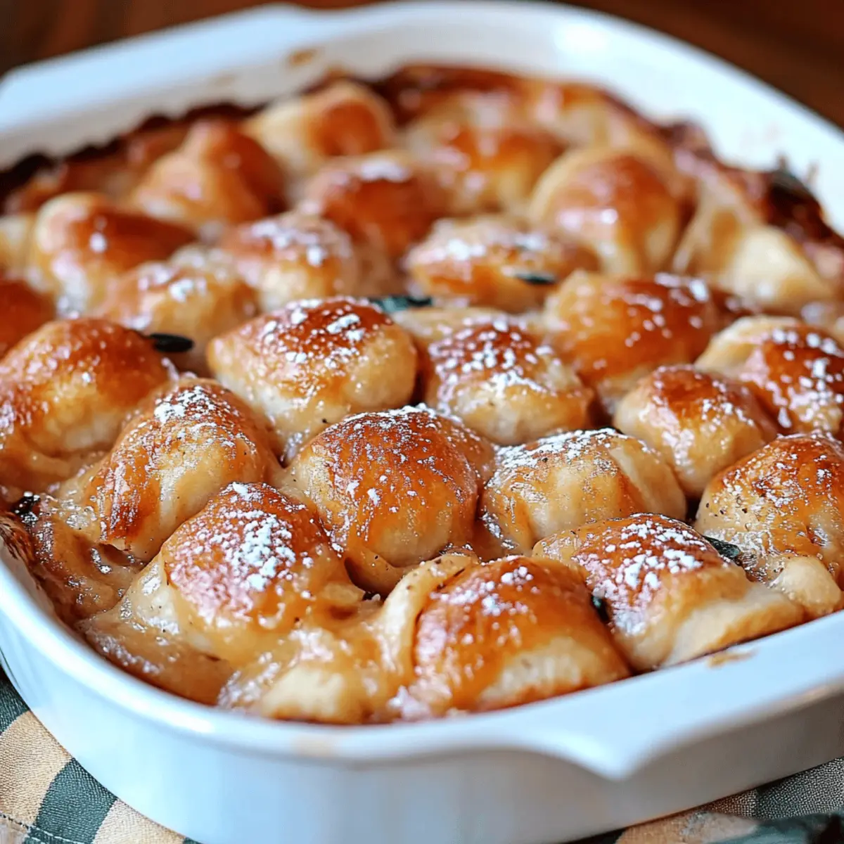 Apple Bubble Up Casserole