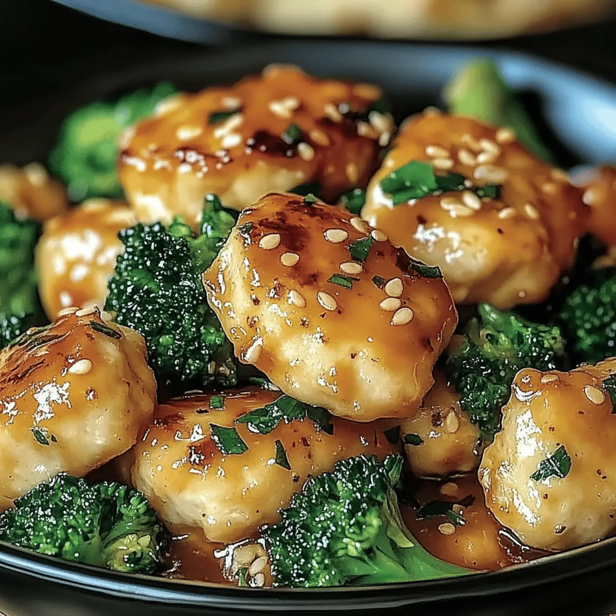 Garlic Chicken with Broccoli and Spinach