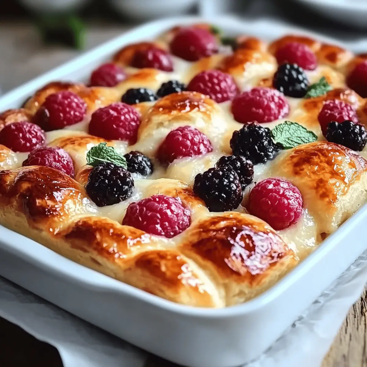 Berry Croissant Bake