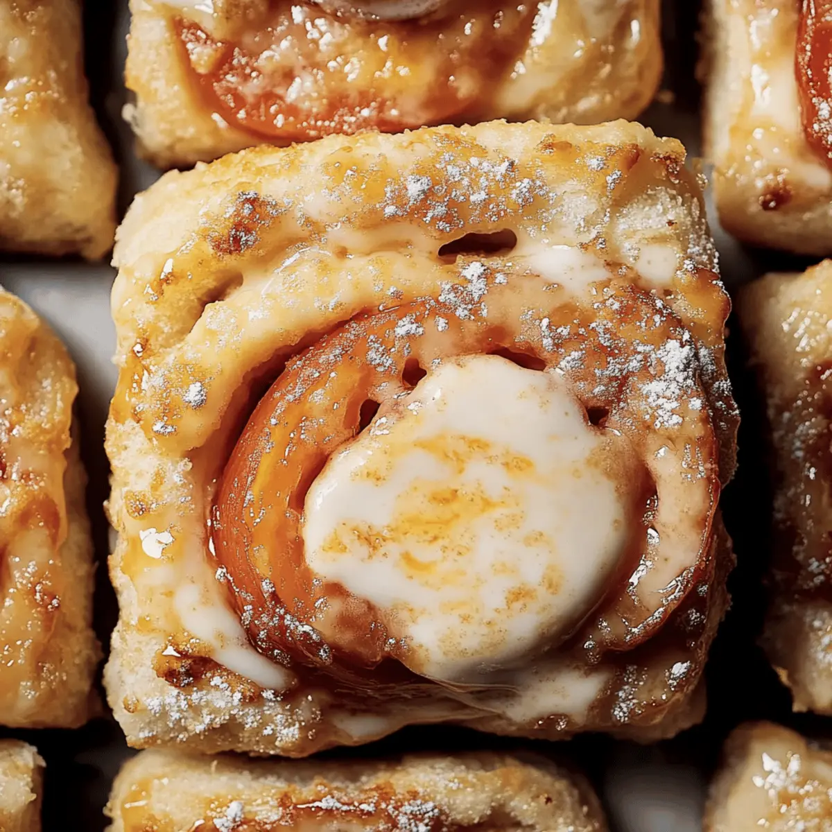 Peach Cobbler Cinnamon Rolls