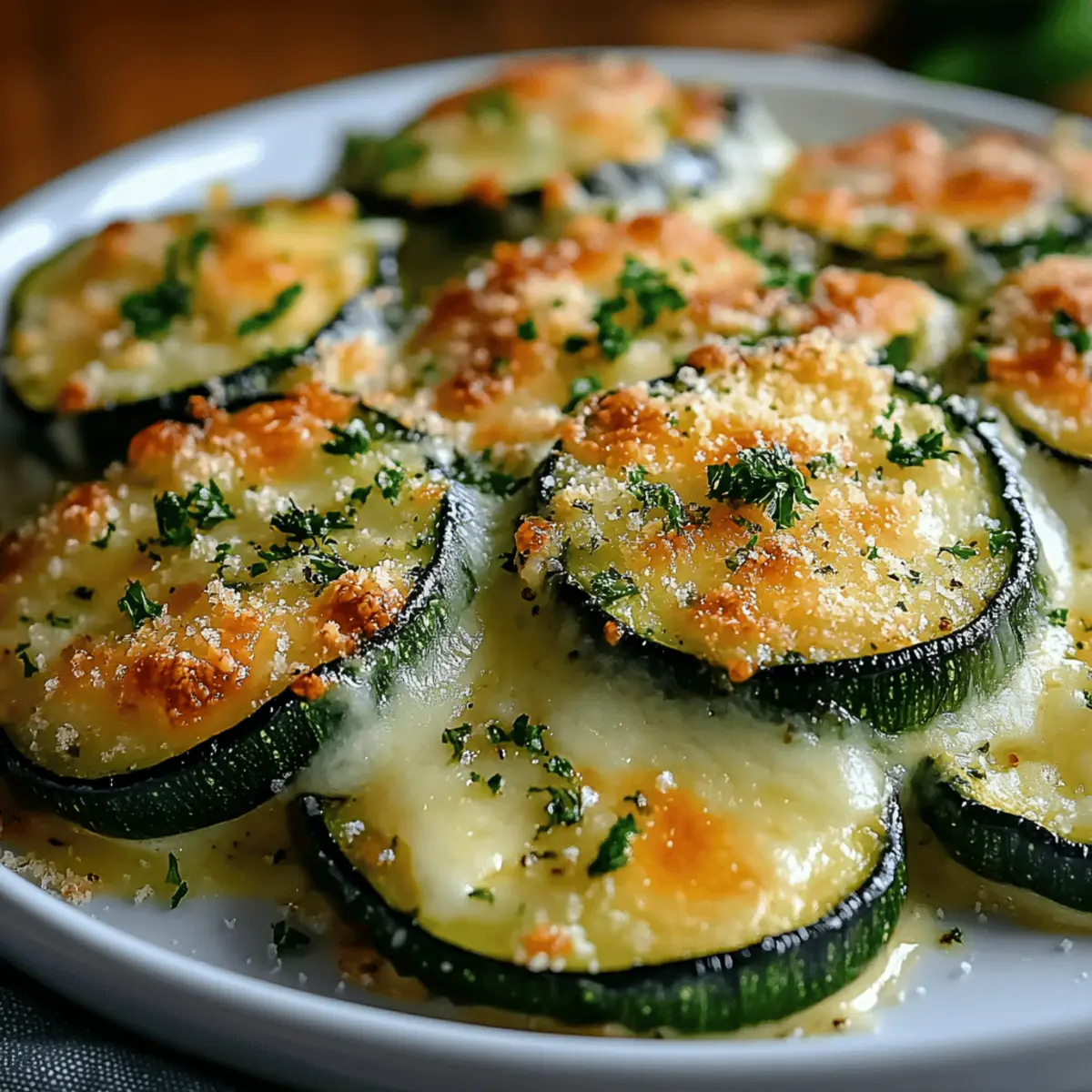 Baked Zucchini and Cheese