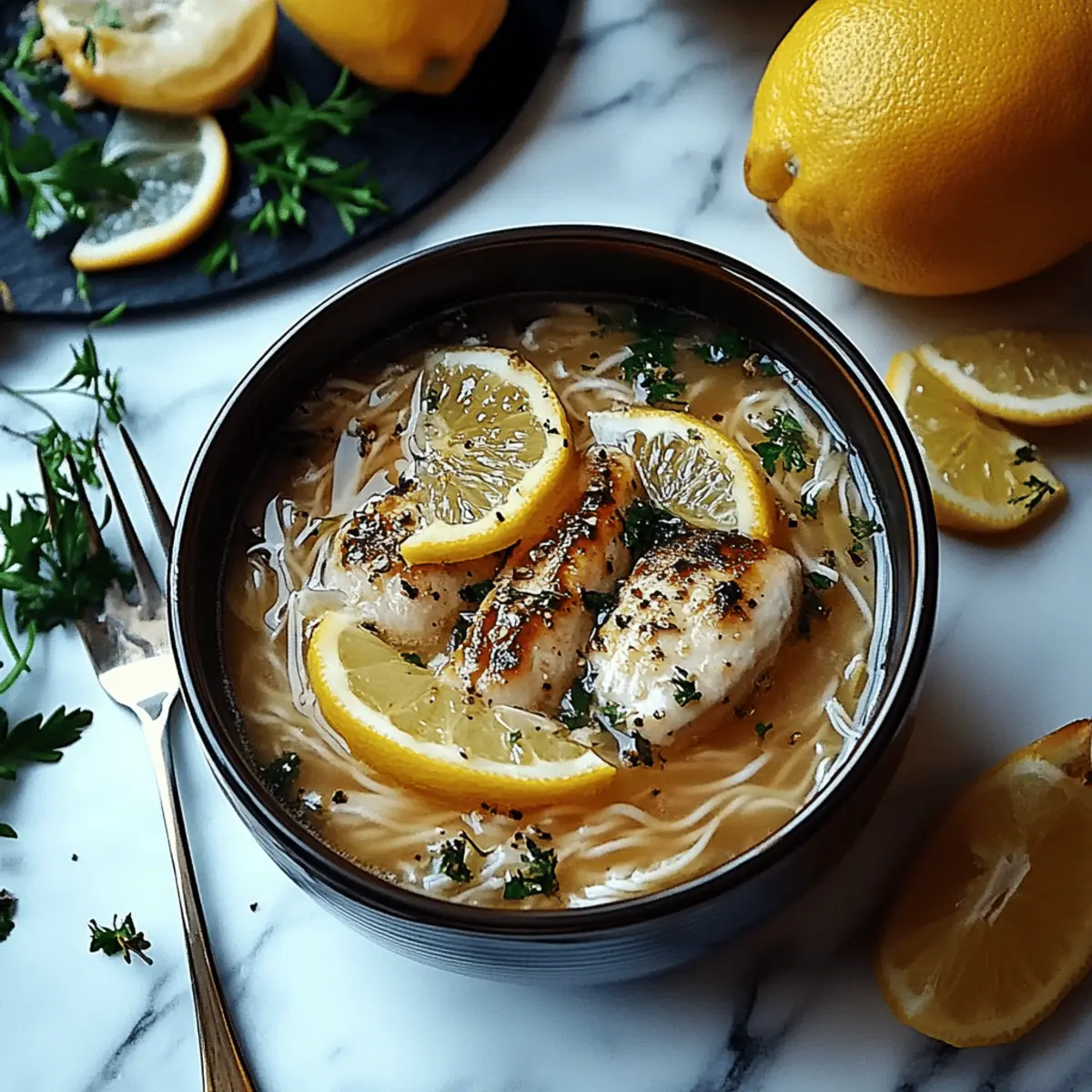 Greek Lemon Chicken Soup