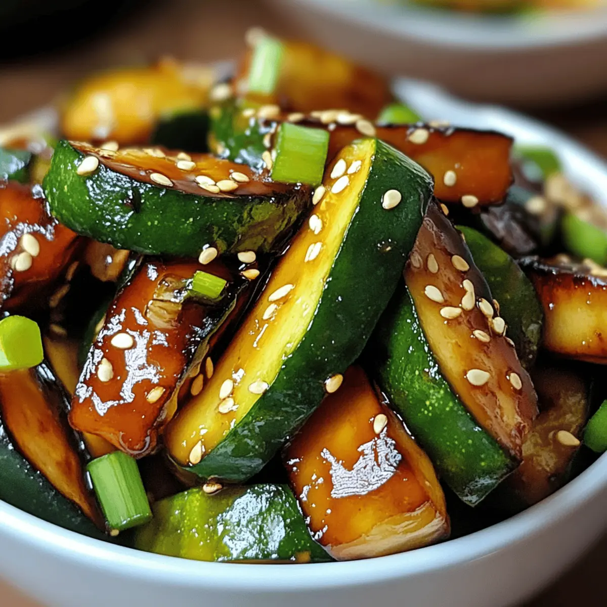 Hibachi Zucchini