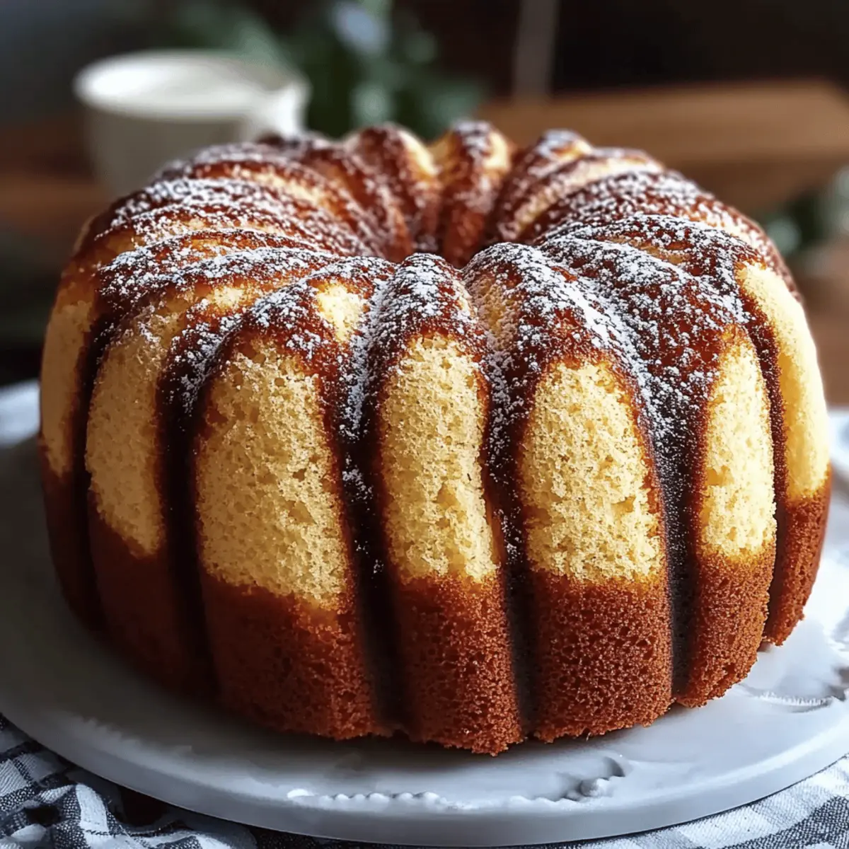 Cinnamon Swirl Bundt Cake