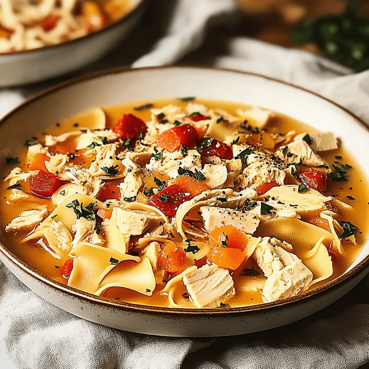 Hearty Chicken Noodle Soup