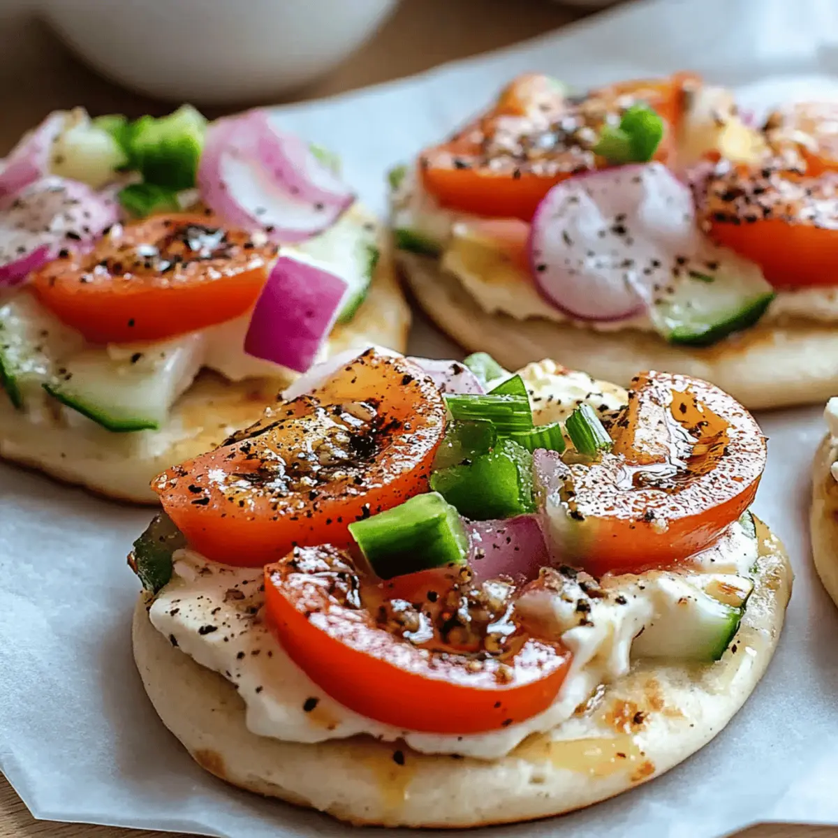 Mini Pita Pockets with Hummus