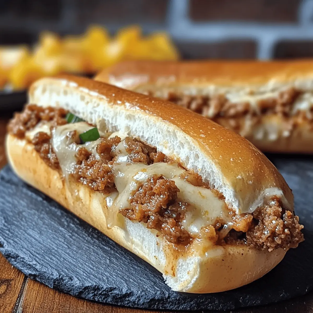 Philly Cheese Steak Sloppy Joes