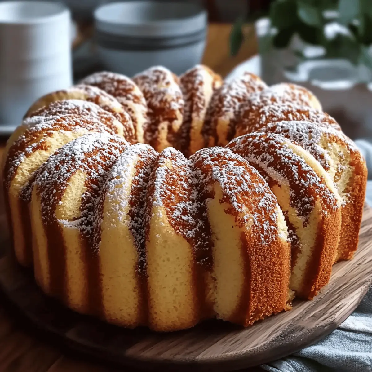 Cinnamon Swirl Bundt Cake
