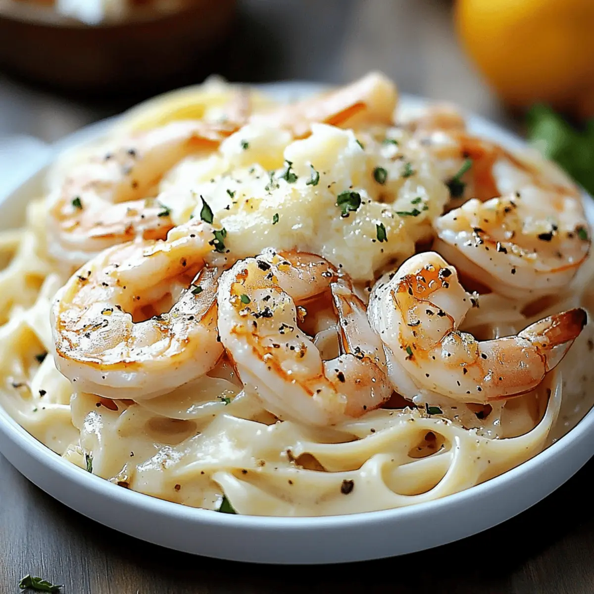 Creamy Shrimp Alfredo