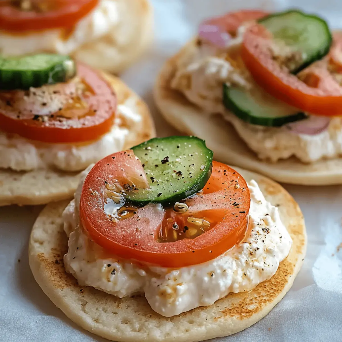 Mini Pita Pockets with Hummus