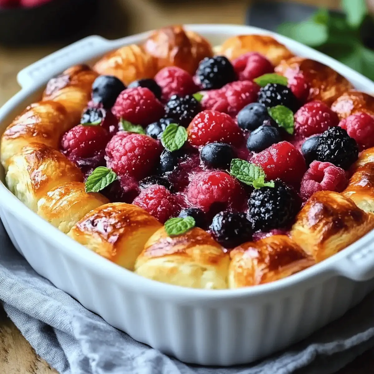 Berry Croissant Bake
