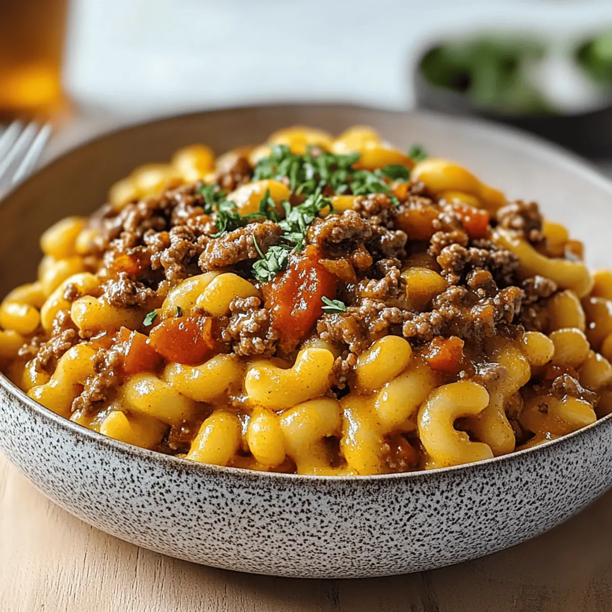 One-Pot Cheeseburger Macaroni