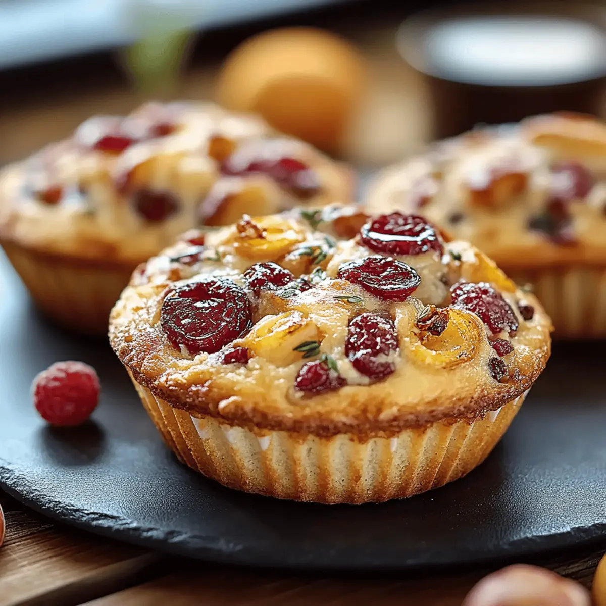 Cranberry Orange Pecan Muffins